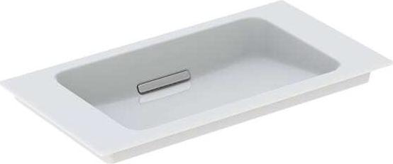 Geberit One furniture washbasin 500391, without tap hole, with overflow, 750x400mm (400 mm, 750 mm)