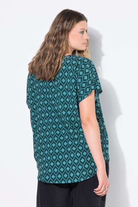 Immagine prodotto Studio Untold Maglia dal taglio oversize con stampa a rombi (58)