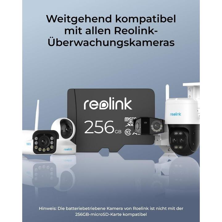Produktbild Reolink MicroSD (256 GB, microSDXC, U3, UHS-I)