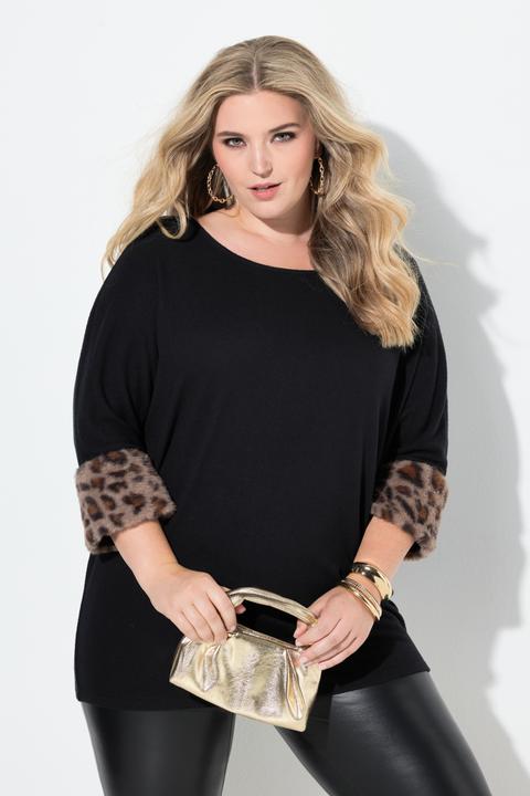Produktbild Miamoda Pullover, Fledermausärmel, abnehmbarer Webpelz (42, 44)