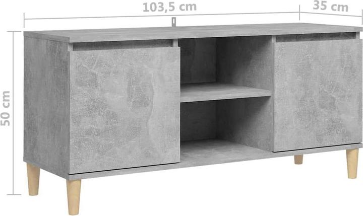 Actual product image vidaXL TV-Schrank (103.50 x 35 x 50 cm)