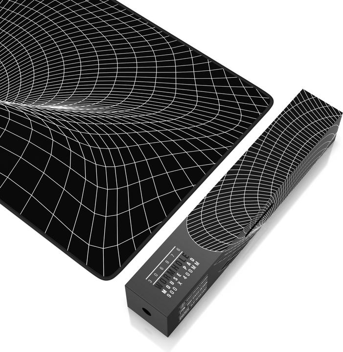 Actual product image Titanwolf Gaming Mouse Pad, 900 x 400mm XXL Speed Gaming Mouse Mat, Mousepad Extra Large Surface, Wormhole (XXL)
