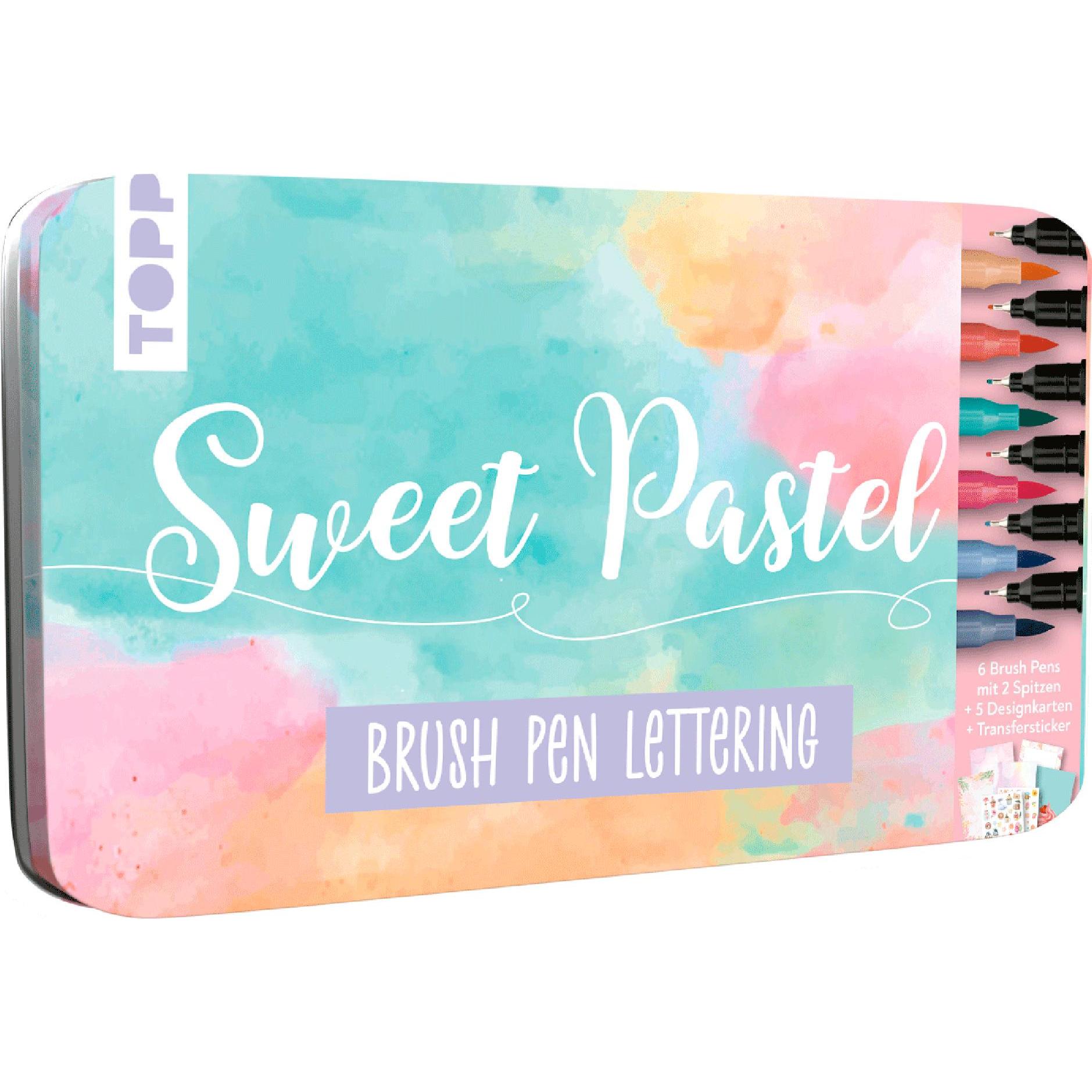 Frech, Malstifte, frechverlag:Brush Pen Lettering Designd (Multi, 14 x)