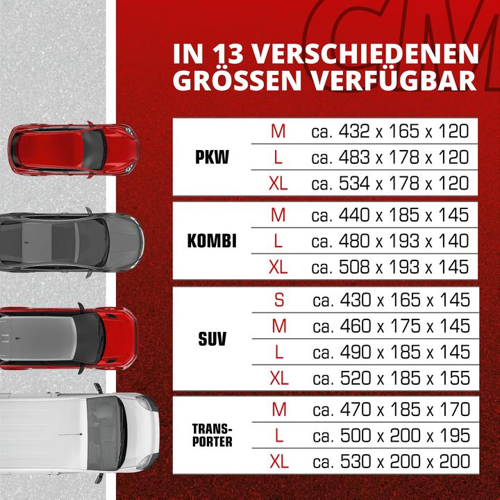 Produktbild Walser Abdeckplane Auto All Weather Plus, Autoplane Vollgarage Grösse 8 SUV grau