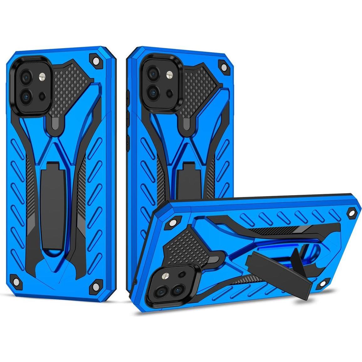 Thumbnail - König Design Hülle Handy Schutz für Samsung Galaxy A03 Case Cover Tasche Etuis Bumper Halter (Samsung Galaxy A03), Smart...
