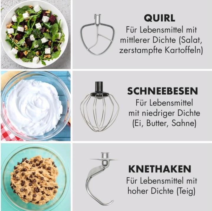 Actual product image Klarstein Curve Food Processor Red (1000 W)