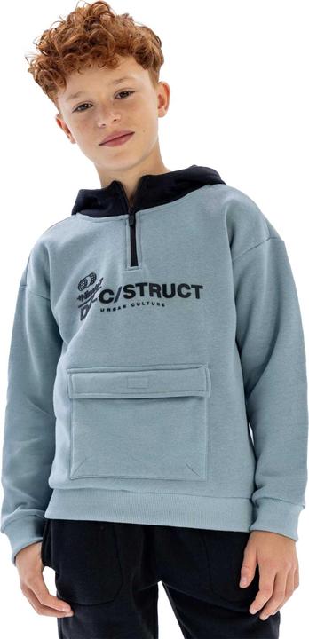 Produktbild Minoti Kapuzenpullover Jungen mit halbem Reissverschluss (110)