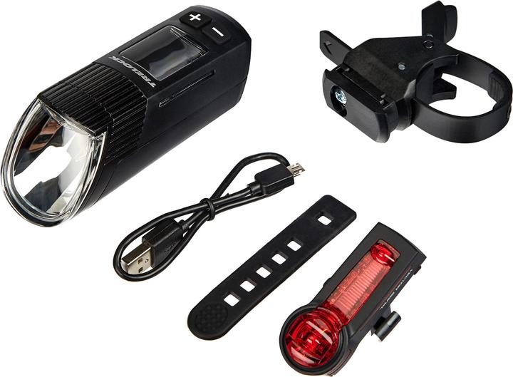 Actual product image Trelock LS 660 I-GO Vision Lite/LS 740 Vector Signal (80 lm)