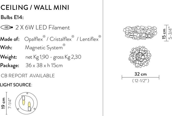 Actual product image Slamp Clizia mama non mama (E14)