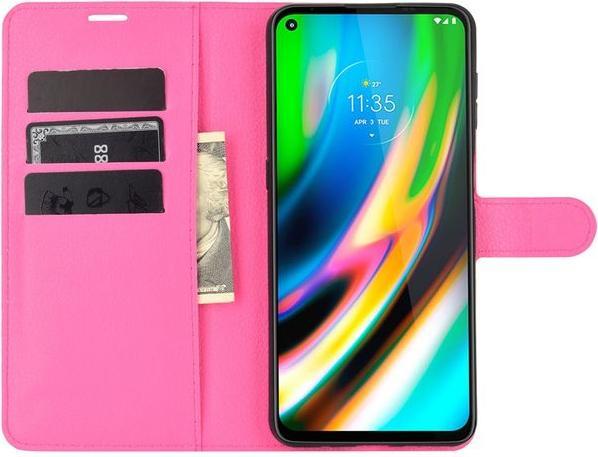 Produktbild MU Classic Litchi Leder Bookcover Series (Motorola Moto G9 Plus)