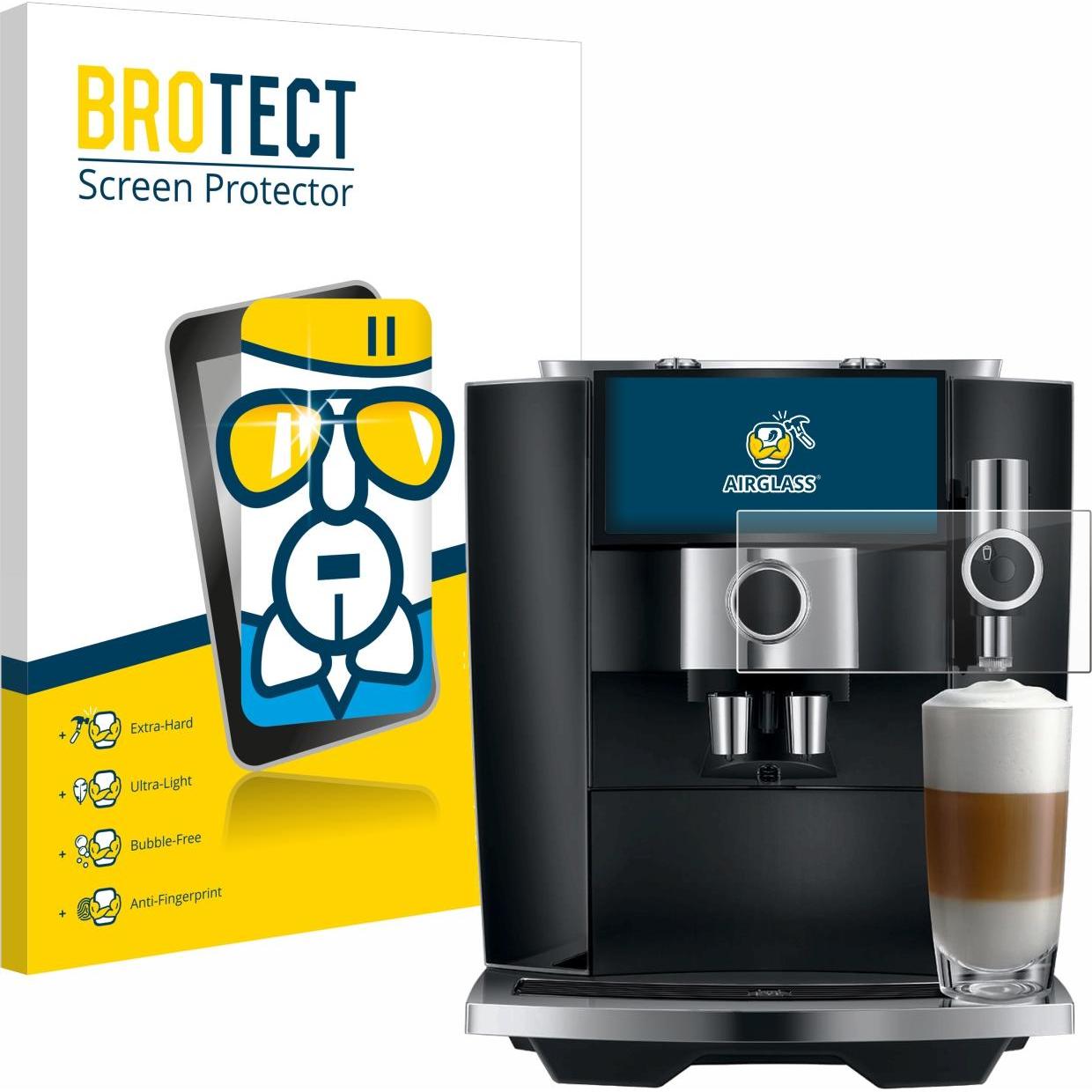BROTECT AirGlass Panzerglasfolie, Zubehör Kaffeemaschinen, Transparent