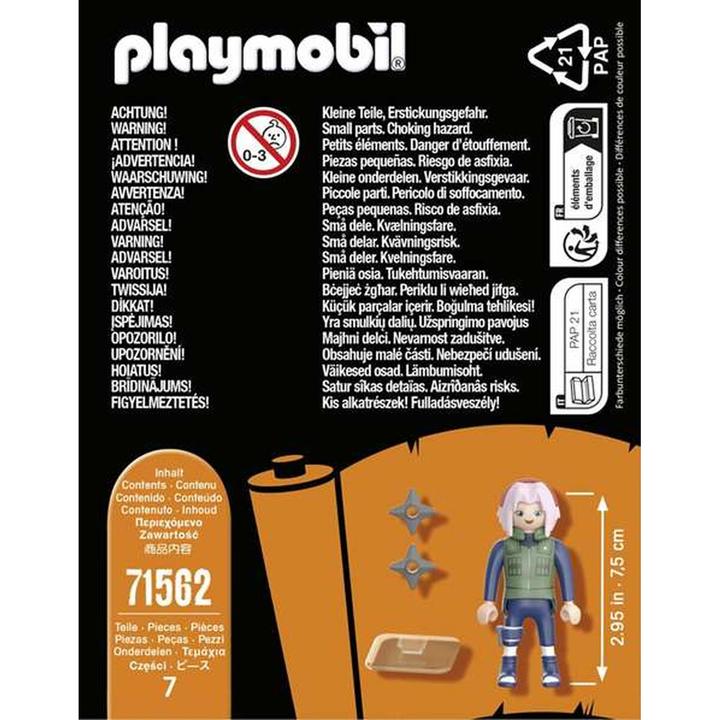 Actual product image Playmobil 71562 Playm. Sakura Fourth Great Ninja War 715 (71562, Playmobil Naruto)