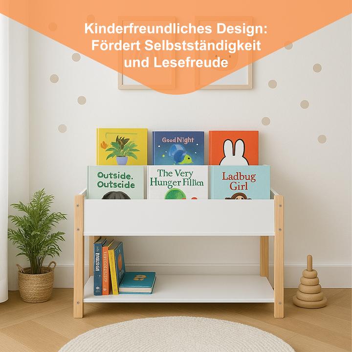 Actual product image Relaxdays Bookshelf (80 x 40 x 44 cm)