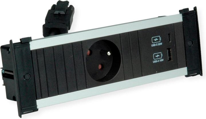 Actual product image Bachmann KAPSA S 1xUTE 1xUSB A&C 22W 0.2m GST18 (1x, CEE 7/3, CEE 7/5)