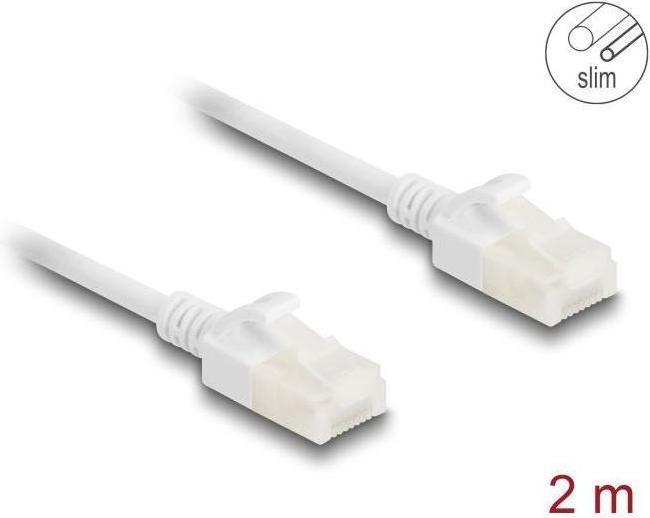Actual product image Delock RJ45 network cable Cat.6A plug to plug with robu (U/UTP, CAT6a, 2 m)