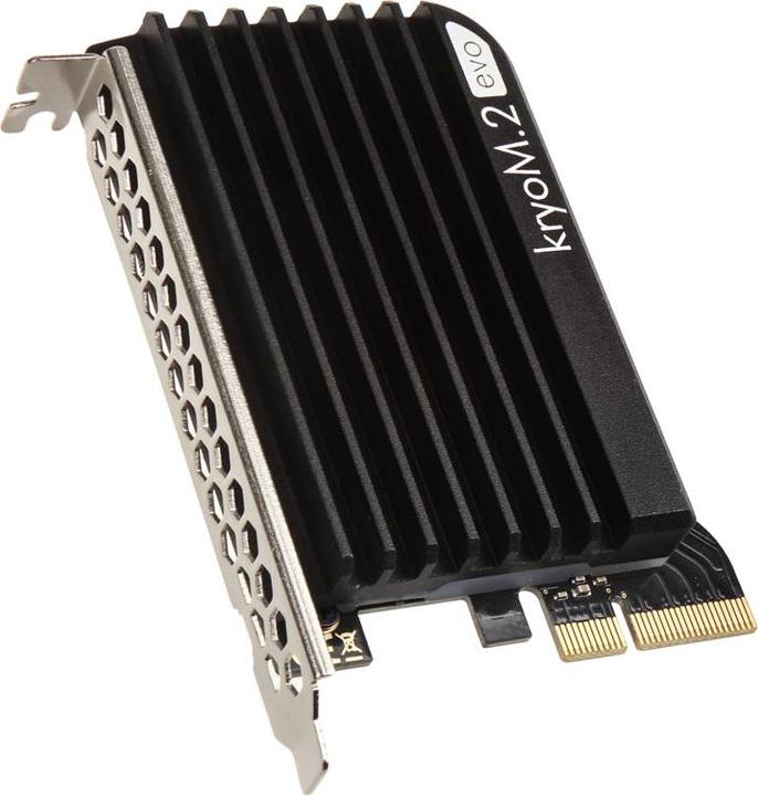 Produktbild Aqua Computer kryoM.2 evo PCIe 3.0/4.0 x4 Adapter für M.2 NGFF PCIe SSD