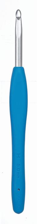 Actual product image Clover Crochet hook Amour 5.00 mm blue