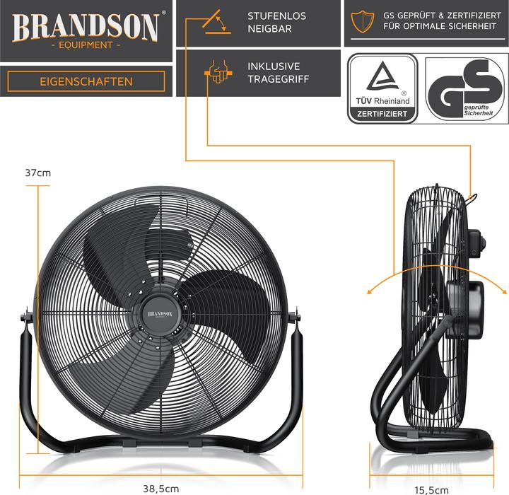 Immagine prodotto Brandson Windmaschine (66 dB)