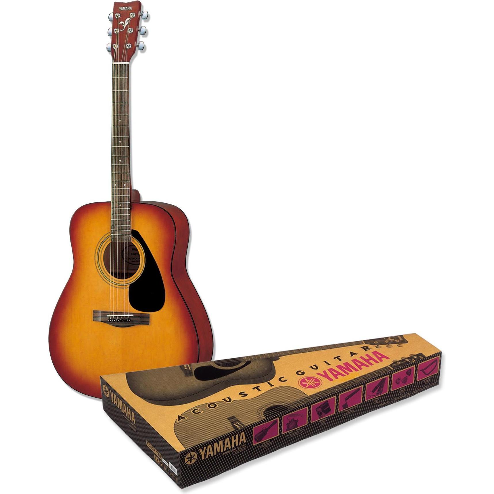 Yamaha F310P TBS 6-saitige akustische E-Gitarre Braun (Akustik Gitarre, Brückenmaterial: Rosewood, Material Gitarrentune...