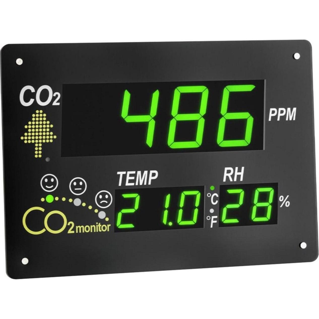 TFA Aircontrol, Thermometer + Hygrometer, Schwarz