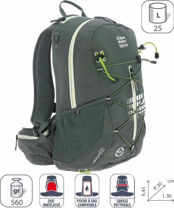 Actual product image Elementerre sarawat backpack (25 l)