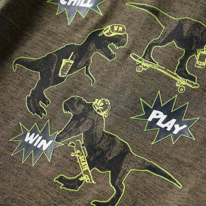 Produktbild vidaXL Kinder-Langarmshirt Ocker 104,Material: 100