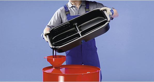 Actual product image Cemo PE collecting tray