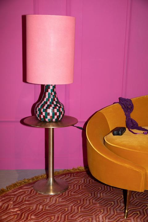 Image du produit Bold Monkey Don't Be Afraid of Colour Table Lamp Pink (E27)
