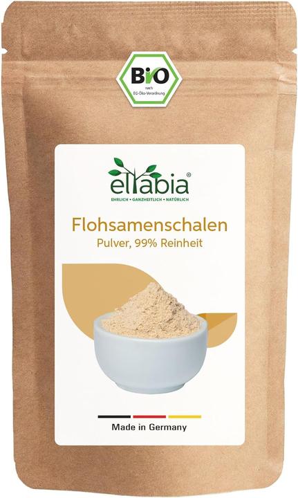 Eltabia Bio Flohsamenschalen (200 Stück, Pulver, 200 g)