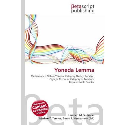 Thumbnail - Yoneda Lemma, Fachbücher von Lambert M. Surhone, Miriam T. Timpledon, Susan F. Marseken