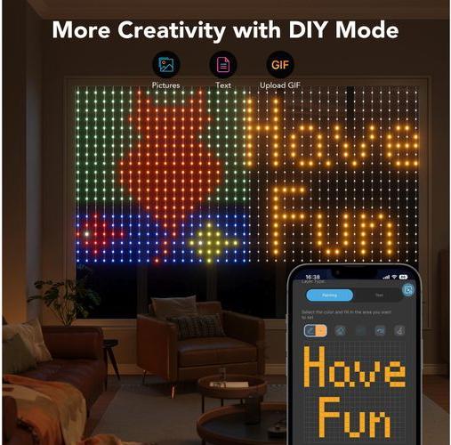 Immagine prodotto Govee Luci della tenda (150 cm, Esterno)