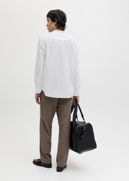 Actual product image Jack & Jones Jjesummer Linen Blend Band Shirt L/S Sn (XL)