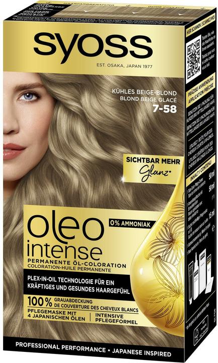 Immagine prodotto Syoss Oleo Intense 7-58 Cool Beige Blonde (Blonde)
