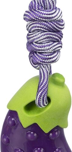 Actual product image Trixie Hondenspeelgoed Aubergine Aan Koord Tpr