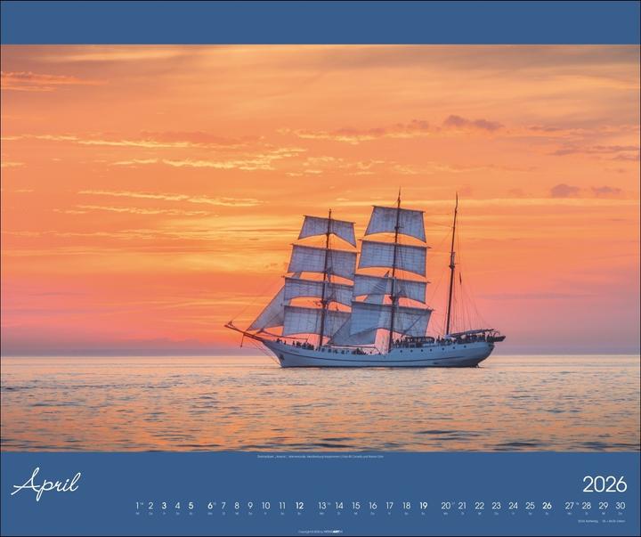 Produktbild Ostsee Kalender 2026 (55 x 46 cm, Harter Einband, Deutsch)