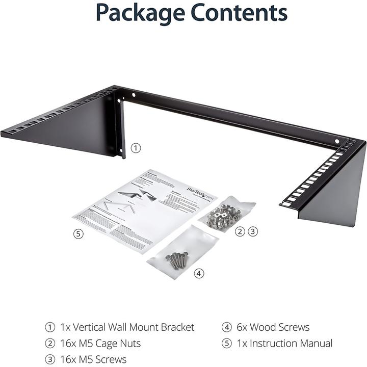 Immagine prodotto StarTech Staffa Rack 4u 19 Per Montaggio A Parete