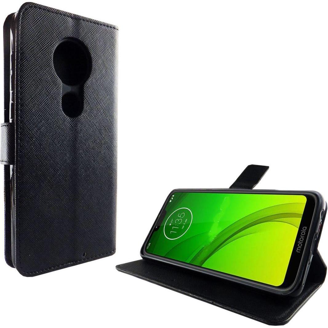 Thumbnail - König Design Hülle Handy Schutz für Motorola Moto G7 Case Cover Tasche Wallet Etui Haynhülle (Motorola Moto G7), Smartph...