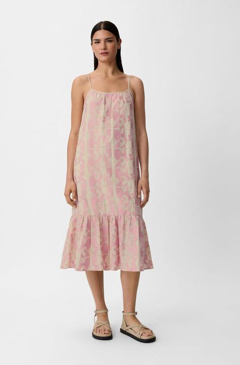 Actual product image Comma Kleid Spaghettikleid mit Logo-Muster (38)