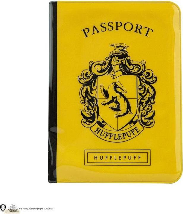 Produktbild Cinereplicas Harry Potter set étiquette de bagage & étui pour carte de transport Hufflepuff (Schlösser & Anhänger)