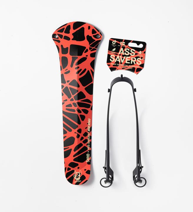 Actual product image Ass Savers WRS-2 Win Wing Road, mudguard RW, squid (Front mudguard)