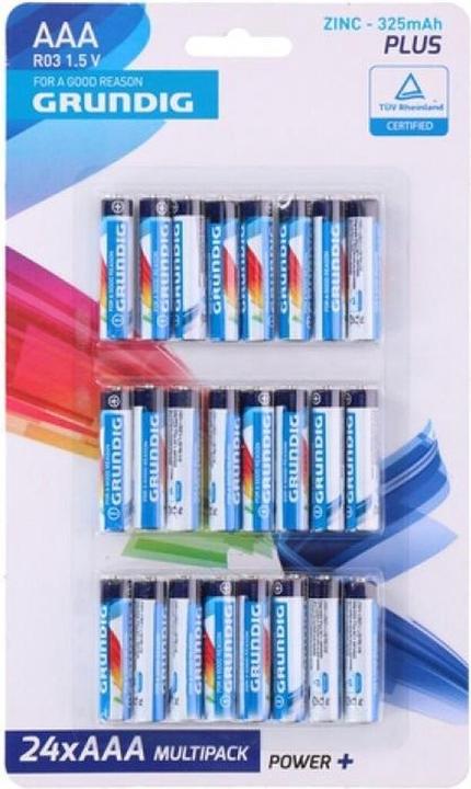 Produktbild Grundig Zinc R03 (24 Stk., AAA, 325 mAh)