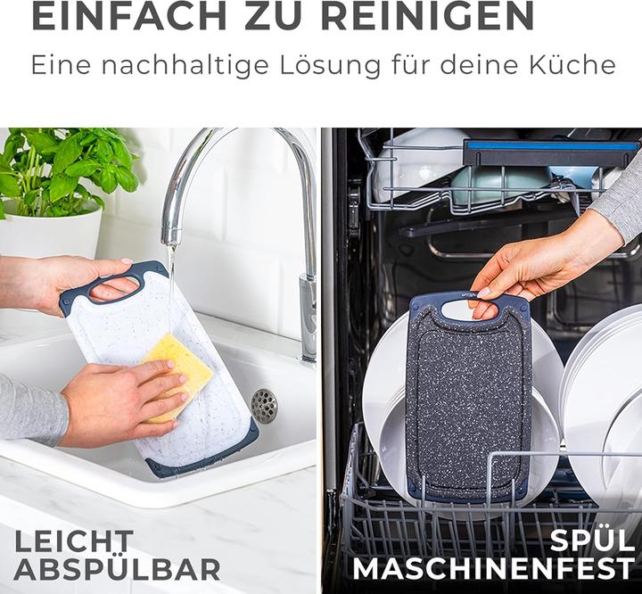 Produktbild Exitoso 4-teiliges Frühstücksbrettchen-Set mit Saftrille