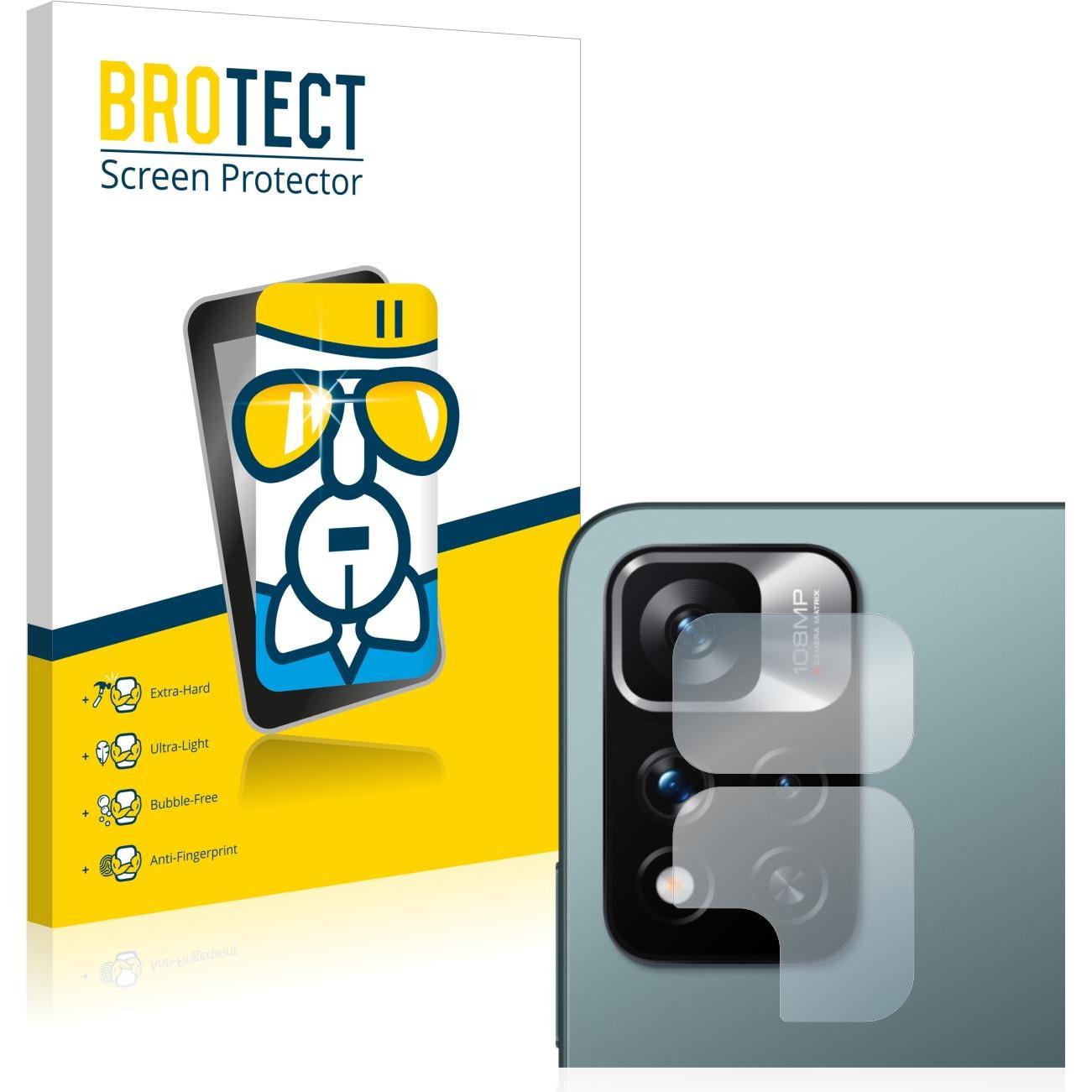 BROTECT AirGlass Panzerglasfolie (1 Stück, Xiaomi Redmi Note 11 Pro+ 5G), Smartphone Schutzfolie, Transparent