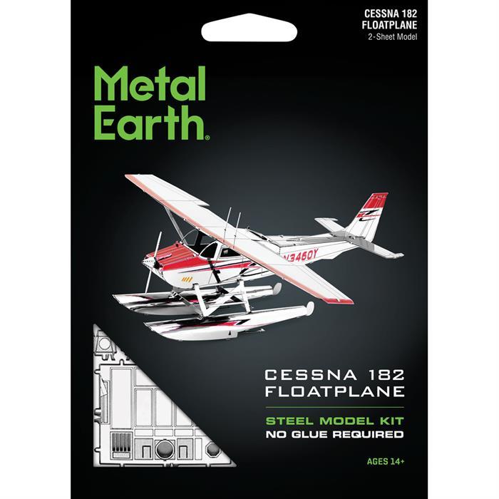 Actual product image Metal Earth Cessna 182 Floatplane