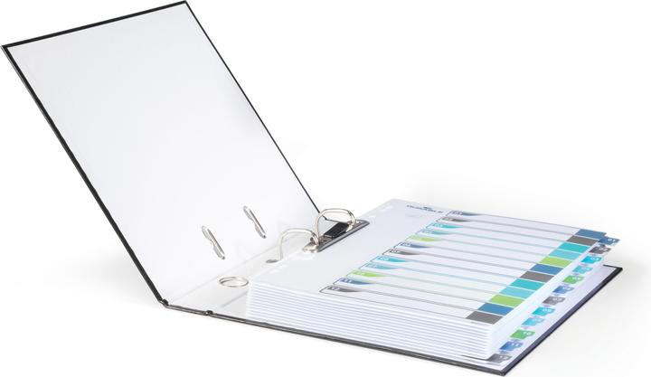 Actual product image Durable Register A4 + 12pcs. 1-12 coloured tabs+trans. Form.