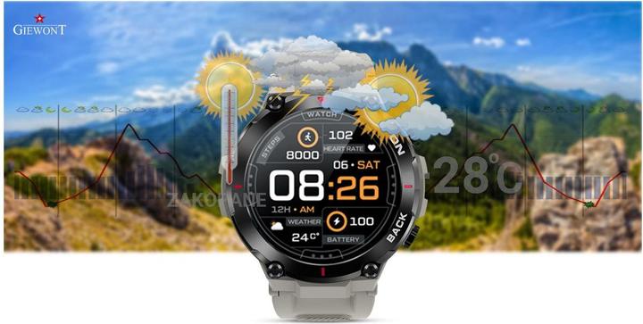 Produktbild Giewont Smartwatch GW460-3 Grau GPS