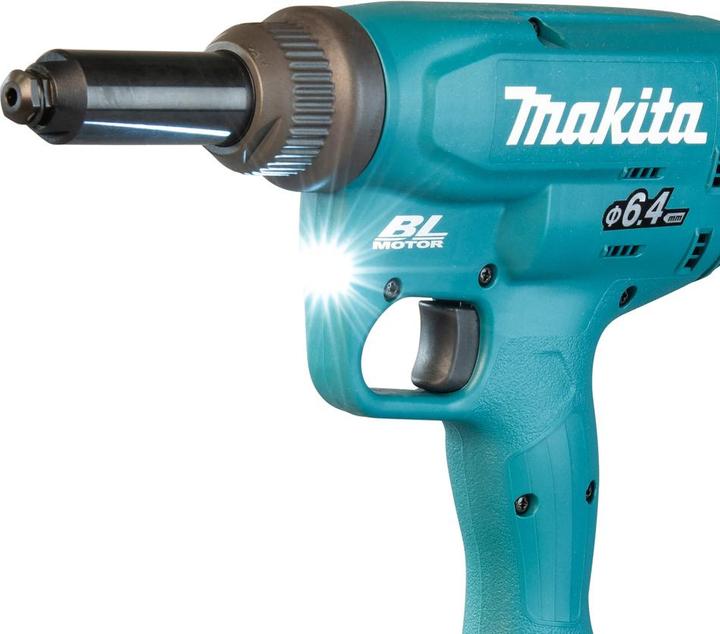 Image du produit Makita DRV 250 RFJ Battery Blind Rivet Setter 18 V 20 kN Brushless + 2x Battery 3.0 Ah + Charger + Makpa