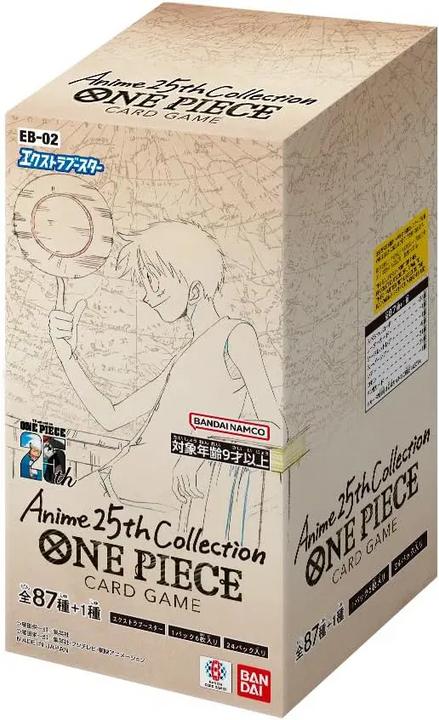 Immagine prodotto One Piece Memorial Anime 25th Collection - Extra Booster Box EB-02 - Card Game - JP (Giapponese, Display del booster)