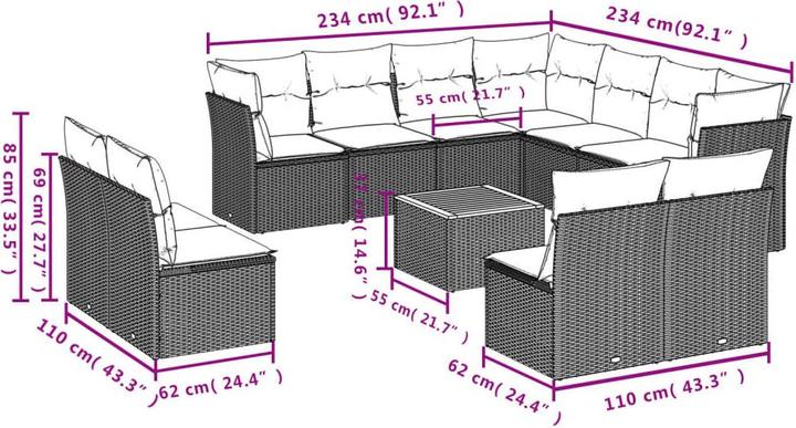 Produktbild vidaXL Marcel