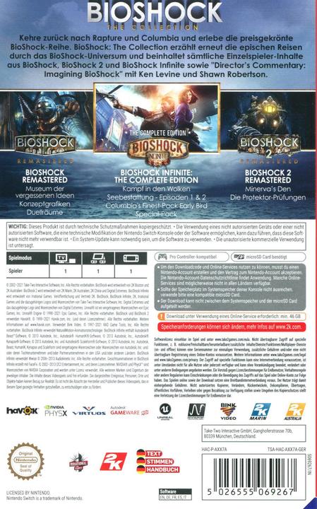 Immagine prodotto 2K Games Bioshock La collezione (Switch, DE)